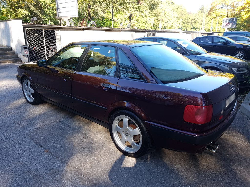 Audi 80 Weinrot