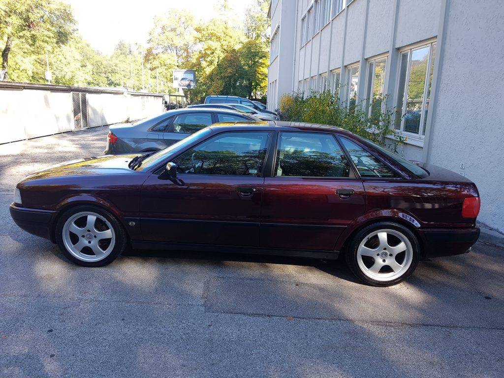 Audi 80 Weinrot